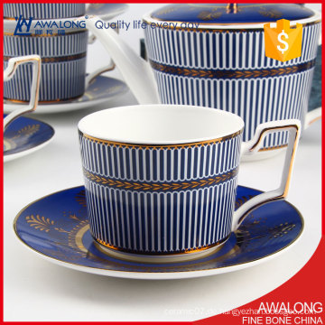 Blue Lines Tee und Kaffee Sets / Arabisch Kaffee und Tee Sets / Splendid Tee Kaffee Set Verkauf